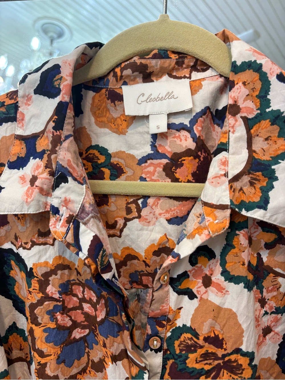 Cleobella Elisha Mini Dress in the desert floral size S 100% organic cotton - Picture 5 of 7